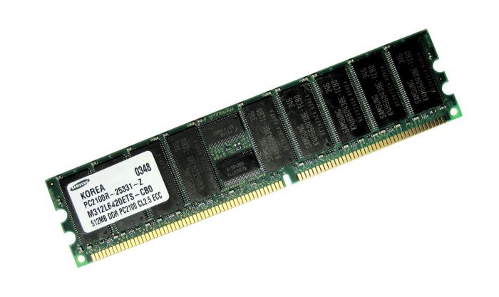 BOARD, MEMORY 512MB SDRAM DDR PC2100 266MHZ CL2.5 ECC REG chips DEX