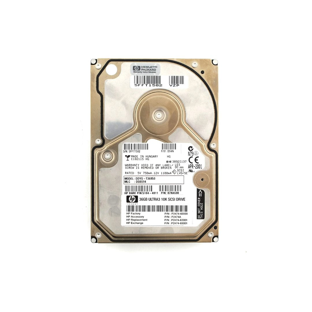HARD DRIVE, 36GB Information Technology DEX