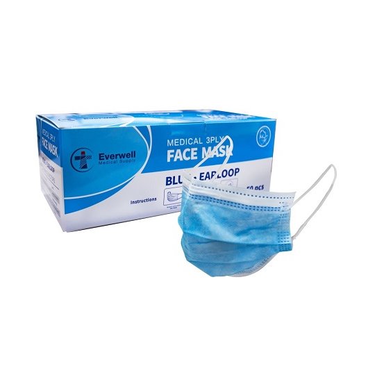 3-Ply Level 2 Face Mask $0.27 (Case of 2,000) - edexdeals