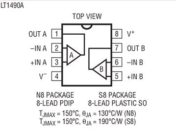 Analog Devices Dual rail micropower, Part #: LT1490A Information Technology DEX 