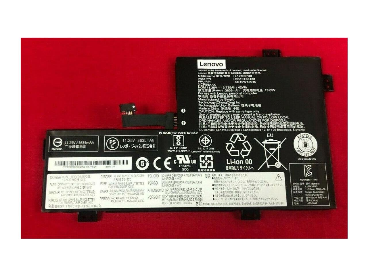 BATTERY, INTERNAL 3C 42WH LILON SMP Information Technology DEX 