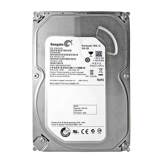 HARD DRIVE, 500GB SATA 7200RPM Information Technology DEX 