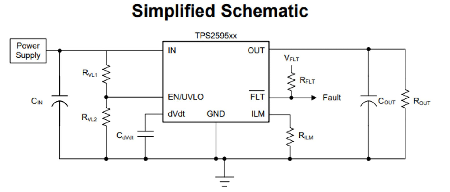 IC, Hot Swap Voltage Controllers 2.7-V to 18-V, 34m&Omega, TPS259531DSGT - DEX