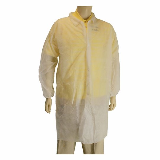 Lab Coat No Pocket $2.38 (Case of 50) - edexdeals