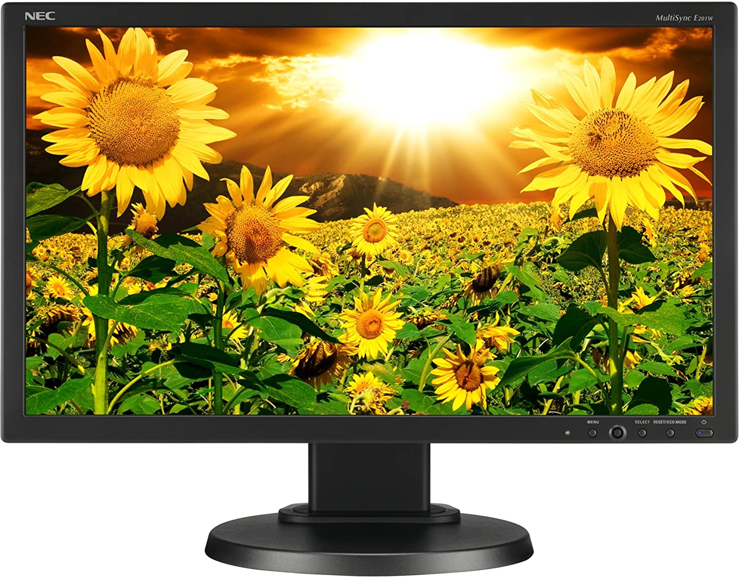 MONITOR, 20" LCD MULTISYNC E201W-BK BLACK Information Technology DEX 