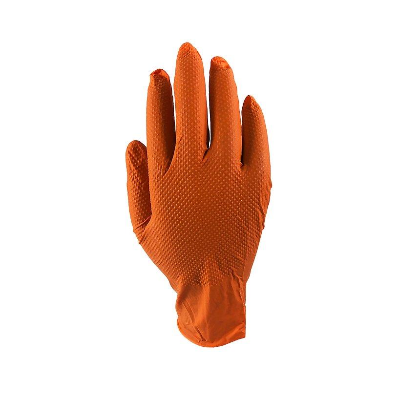 Nitrile Gloves 6 Mil Orange $0.32 (Box of 100) - edexdeals