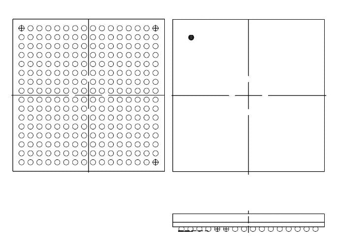 Xilinx Field Programmable Gate Array - FPGA - part # XA3S400-4FTG256Q chips & semiconductors Xilinx 
