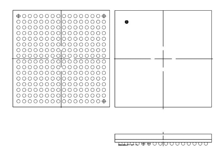 Xilinx Field Programmable Gate Array - FPGA - part # XA3S500E-4FTG256I chips & semiconductors Xilinx 