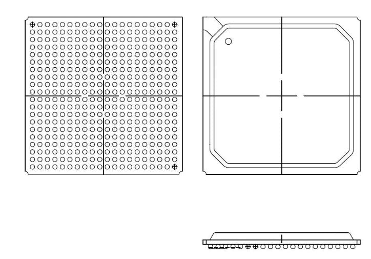 Xilinx Field Programmable Gate Array - FPGA - part # XC3S1200E-4FGG320C chips & semiconductors Xilinx 