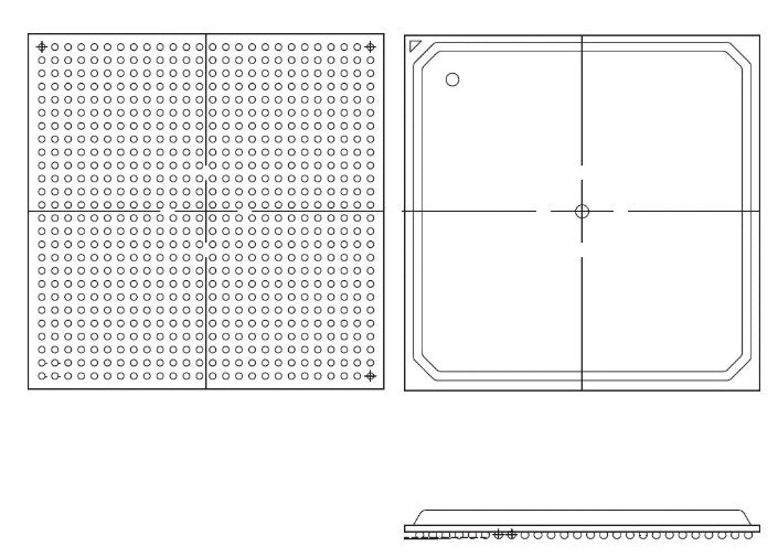 Xilinx Field Programmable Gate Array - FPGA - part # XC3S1400AN-4FGG676I chips & semiconductors Xilinx 
