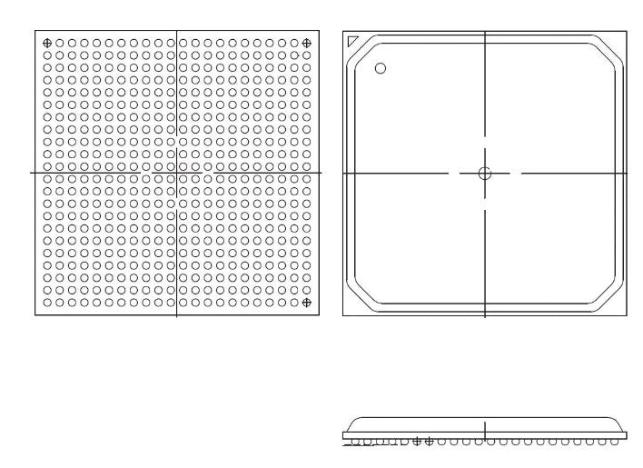 Xilinx Field Programmable Gate Array - FPGA - part # XC3S1600E-4FGG484C chips & semiconductors Xilinx 
