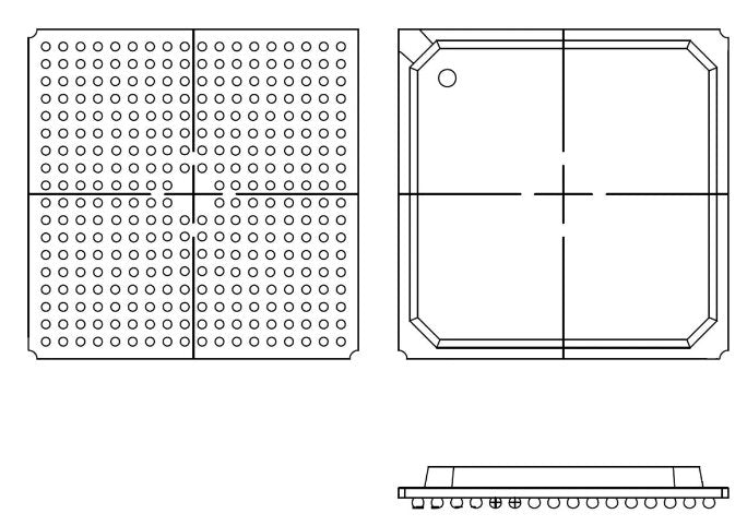 Xilinx Field Programmable Gate Array - FPGA - part # XC3S500E-4FG320I chips & semiconductors Xilinx 