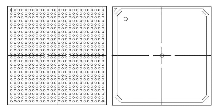 Xilinx Field Programmable Gate Array - FPGA - part # XC3SD1800A-4FG676I chips & semiconductors Xilinx 