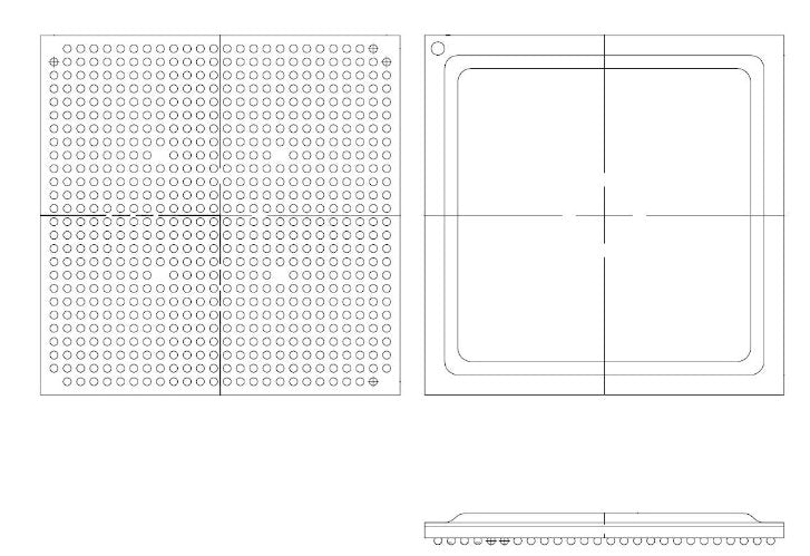 Xilinx Field Programmable Gate Array, Part #: XC4VLX40-10FF668I | FPGA | DEX chips & semiconductors Xilinx 